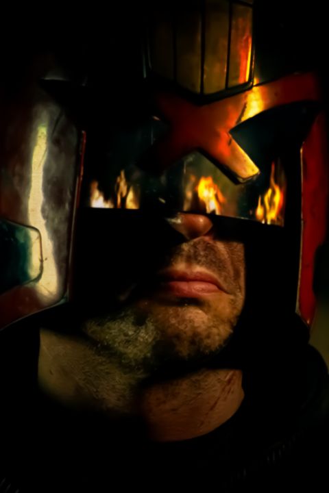 Judge Dredd 2012 - Sandman Design - Paintings & Prints, Entertainment ...