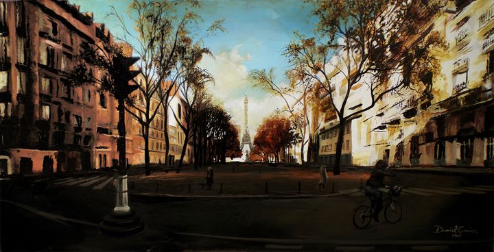 Paris en début de matinée (2015) - Daniel Cormier Oils on Canvas