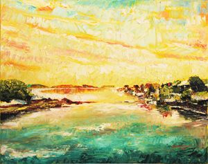 Sunset on Shaw's Landing