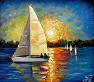 Sailboat in Sunset