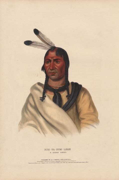 Esh-Ta-Hum-Leah A Sioux Chief - Unique Artworks Collection - Paintings &  Prints, People & Figures, Portraits, Other Portraits - ArtPal