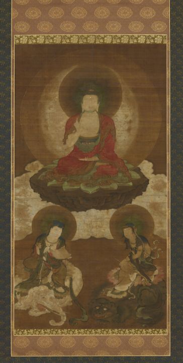 Tableau Bouddha et ornements pas cher