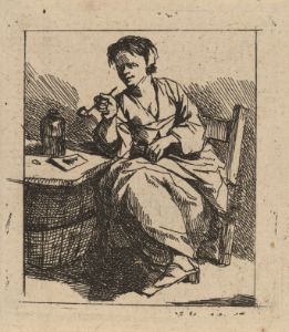 A Woman Smoking