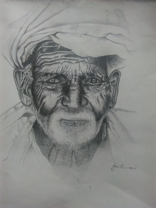 Oldman art - Sandyrajiv