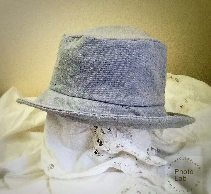 Boho “Harper” Style Hat light grey - Canvas & Lace