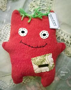 Silly “Kiki” Monster - Canvas & Lace