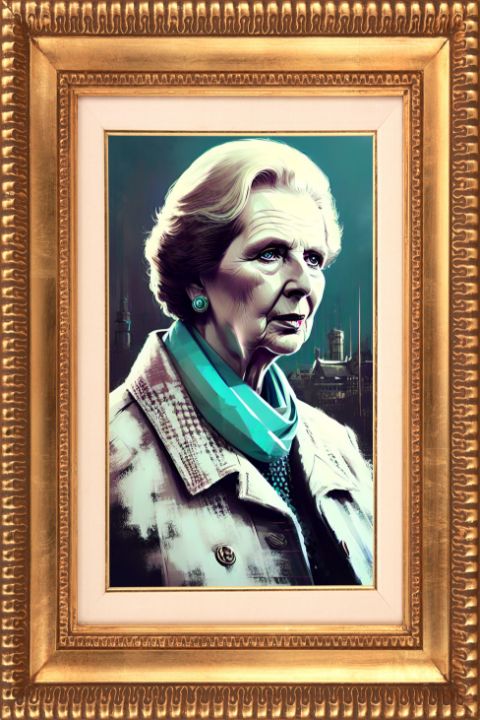 Margaret Thatcher Drawing by Susan Lang - Pixels
