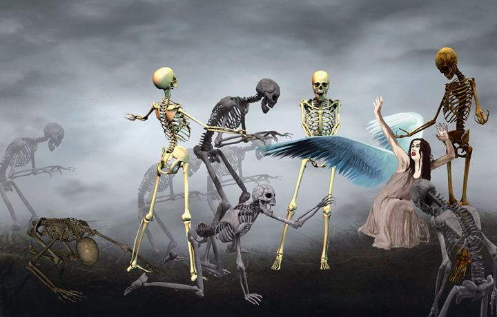 Horrortale sans - Alexis Barhaugh - Digital Art, Fantasy & Mythology,  Magical, Skeletons - ArtPal