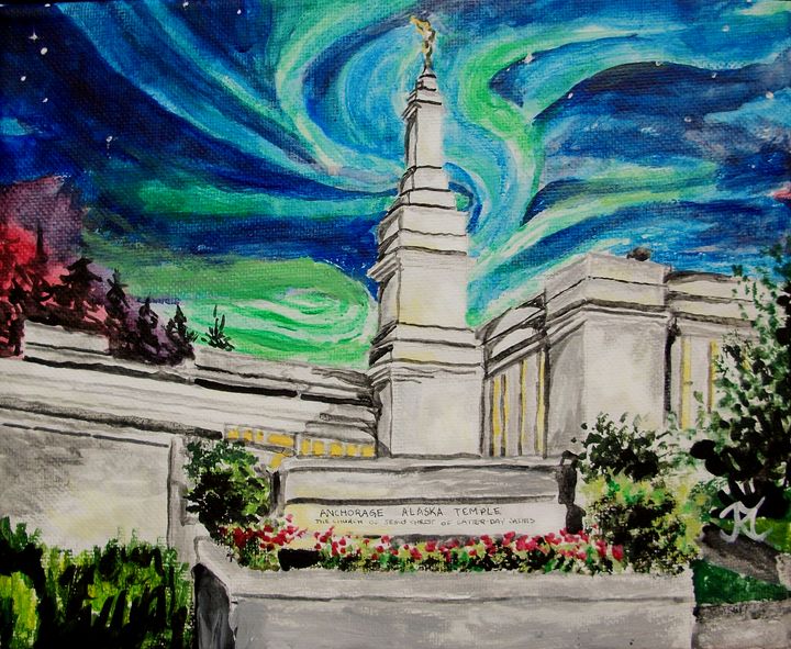 St. Louis Temple - Watercolor Print in LDS Temple Prints on
