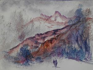 brown mountains