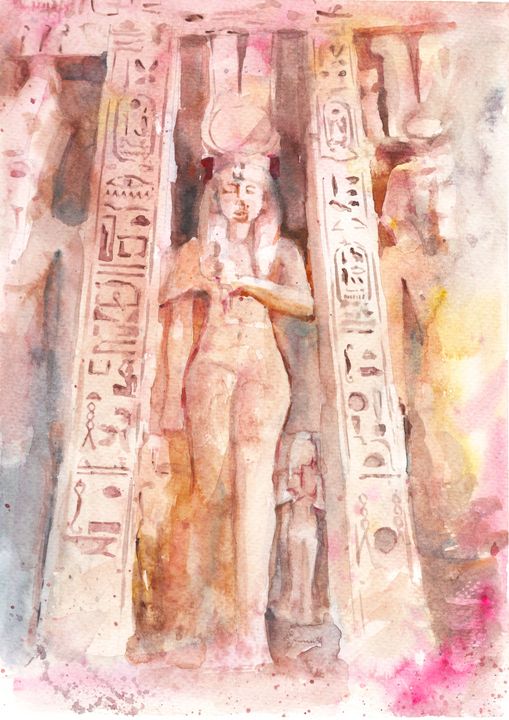 Temple of Nefetari - Zephyr's Art Corner - Paintings ...