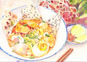 Mì Quảng (Quảng noodles) - Zephyr's Art Corner