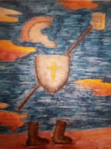 The Cross of Jesus is the light - Kingjesusshop - Paintings & Prints,  Religion, Philosophy, & Astrology, Christianity, Crucifix & Cross - ArtPal