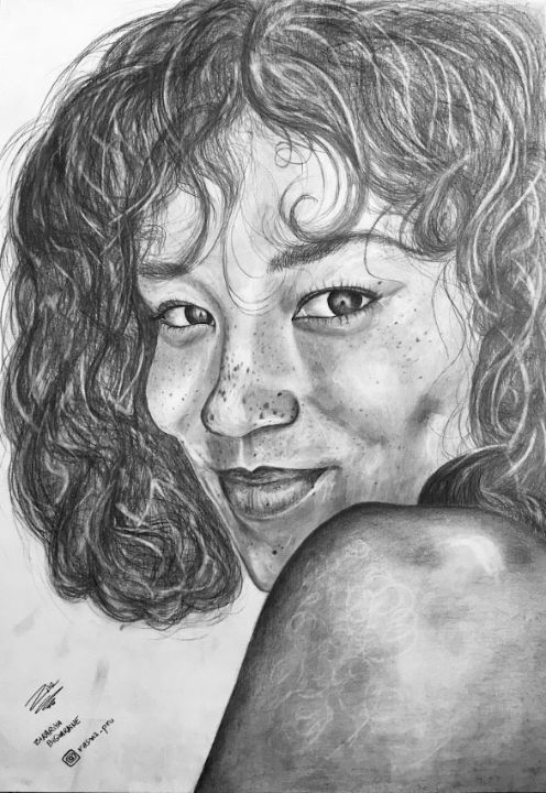السمراء - RASMA_PRO - Drawings & Illustration, People & Figures ...
