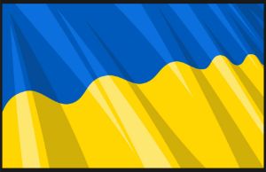 Ukrainian Flag Illustration - Best Wall art