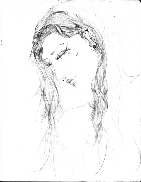 Make up Girl Custom Art.inked Drawings & Illustration, People