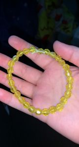 Yellow bracelet