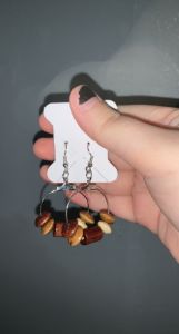 Wood earrings