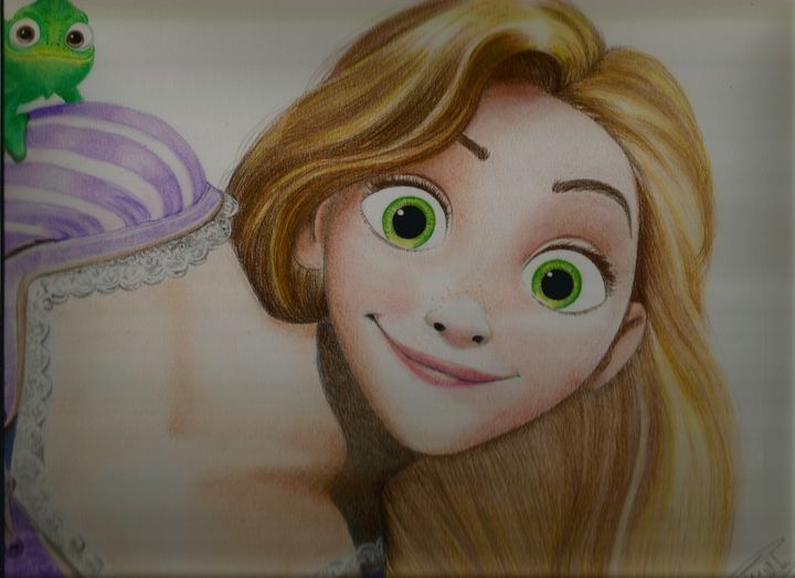 Rapunzel - Marv - Drawings & Illustration, Entertainment, Movies, Animation  & Anime - ArtPal
