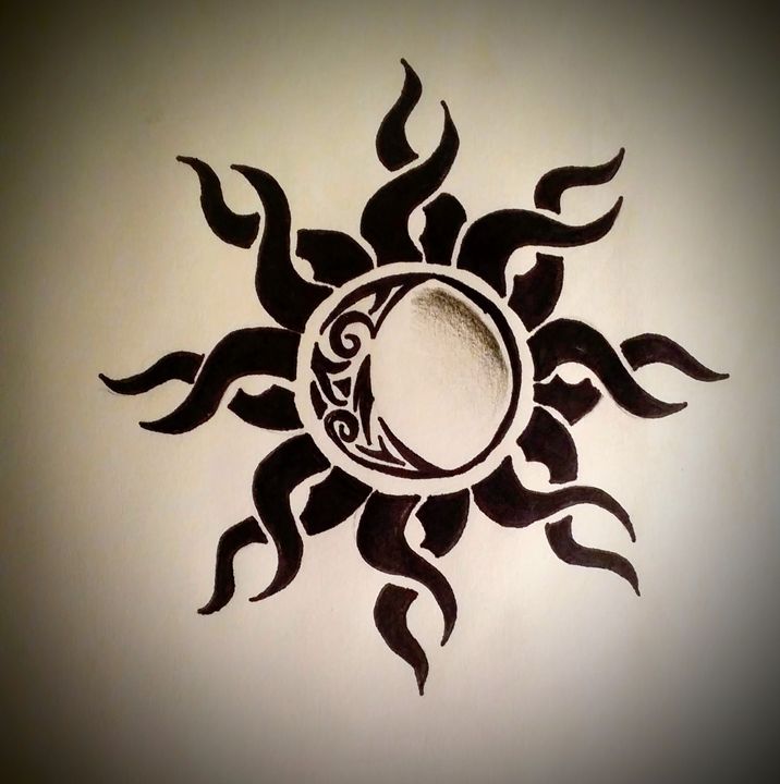 Moon Within the Sun - HR-Original Art
