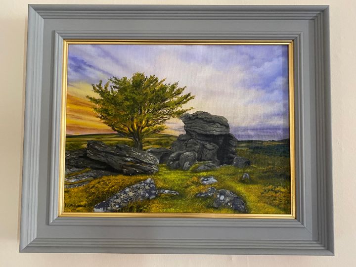 Haytor Vale , Dartmoor - Paul Whitehead. Art works in oil