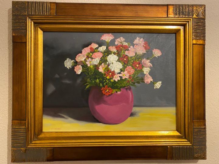 Plum blossom - Paul Whitehead. Art works in oil