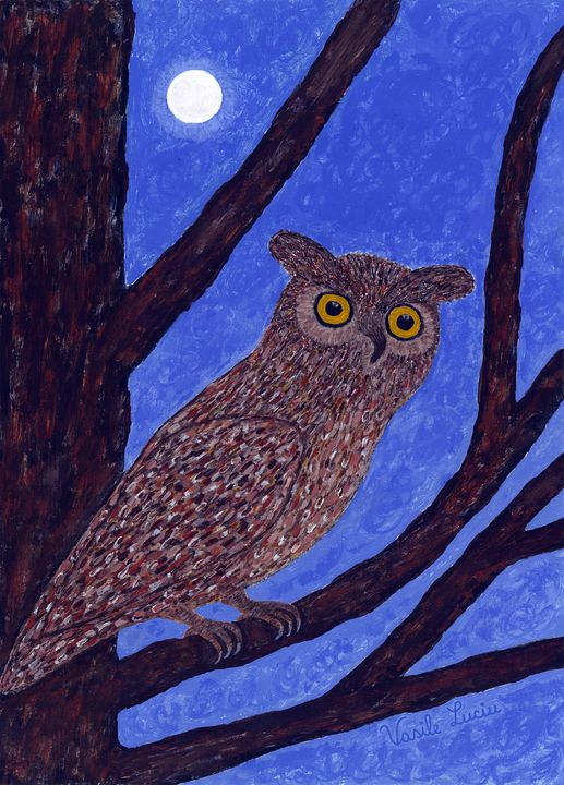 The Watchful Night - Vasile Luciu Art