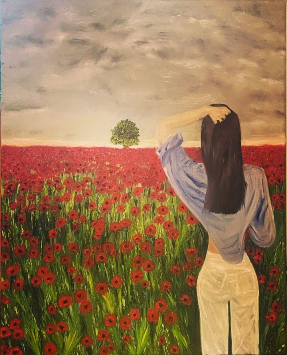 The beauty of poppy fields - Danny Jefferis Art - Paintings