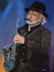 Jazz orange green - O.BOISSINOT - Paintings & Prints