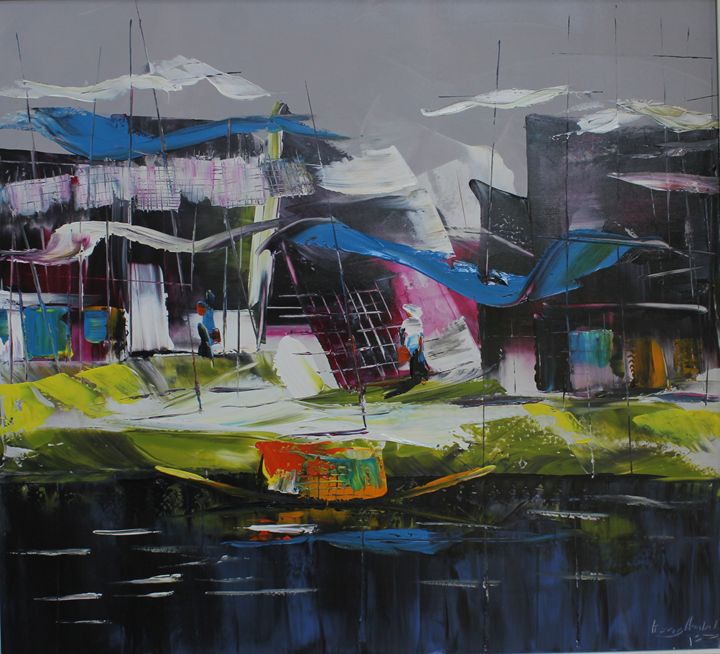 Fishing village Arthouse Vietnam Galleries Paintings & Prints