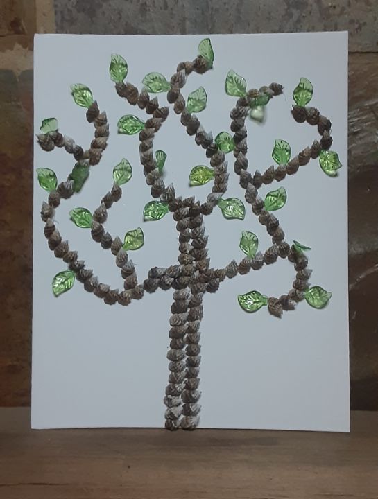 Shell Tree Wall Hanging - Jill's Art With Nature
