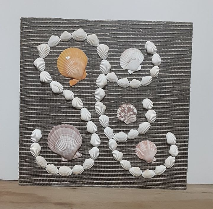 Octopus Shell Wall Hanging - Jill's Art With Nature