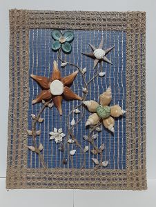 Wild Shell Flowers Wall Hanging - Jill's Art With Nature