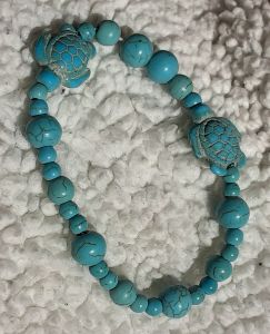 Turquoise Turtle Bracelet 13 - Jill's Art With Nature