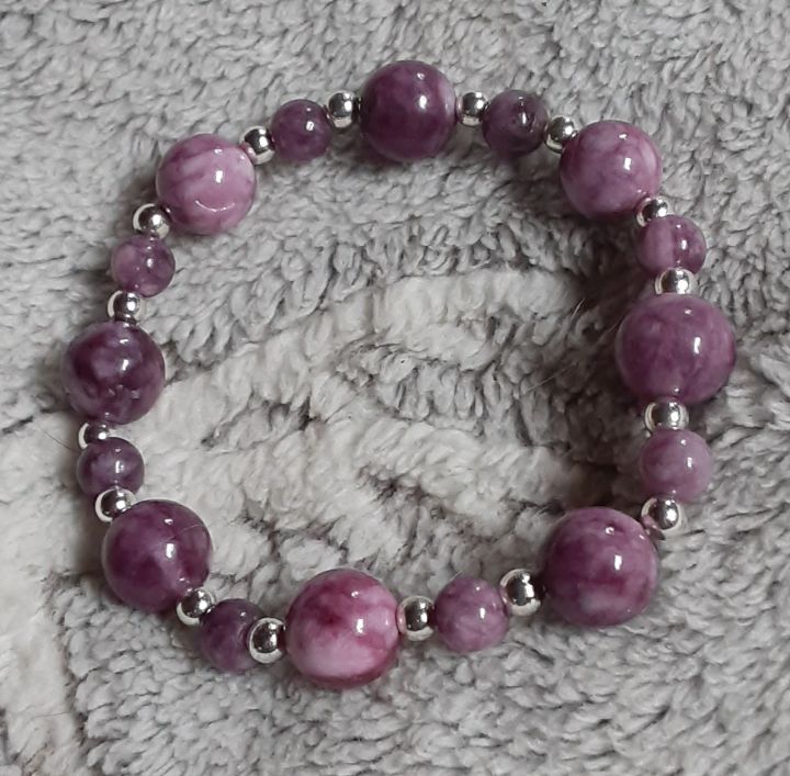 Purple Jade Bracelet 30 - Jill's Art With Nature - Jewelry, Bracelets ...