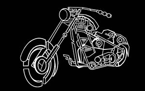 Abstract Motor Cycle 3D