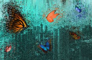 Butterflies over the City