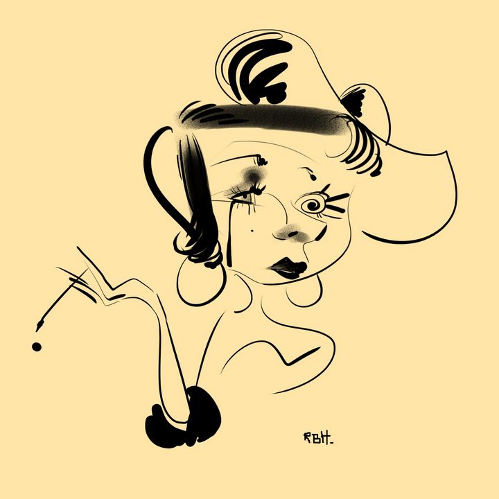 "Lady Hepburn" - Ragtime Illustrations