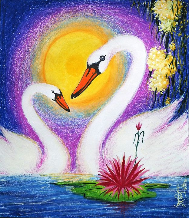 Swans - Arvind Gairola's collection of Art