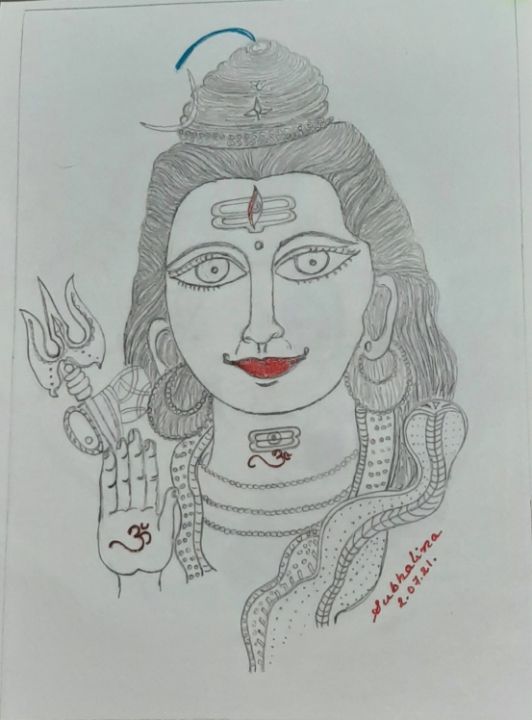 Happy Shivaratri drawing new and easy __Easy and beautiful Lord Shiva  Painting with poster color - video Dailymotion