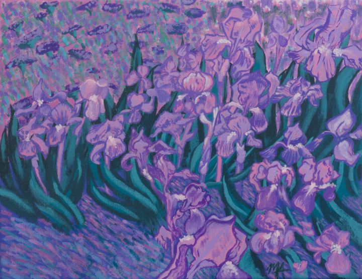 Pastel Van Gogh - Mary Arellano - Paintings & Prints, Landscapes