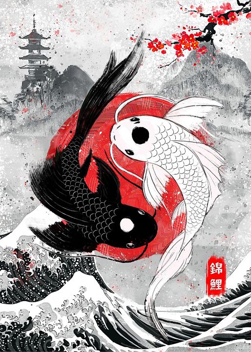 koi fish drawing only 5 step || images ideas