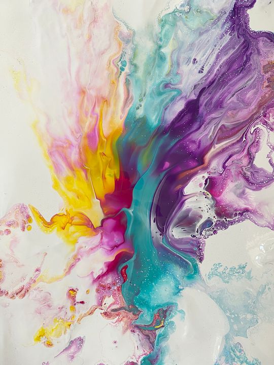 Pina Colada - Art by Colour Haze - Paintings & Prints, Abstract, Color ...