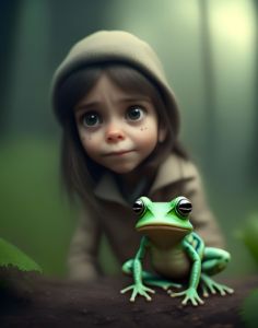 Cute colorful baby frogs - LAS - Digital Art, Animals, Birds, & Fish,  Reptiles & Amphibians, Frogs & Toads - ArtPal