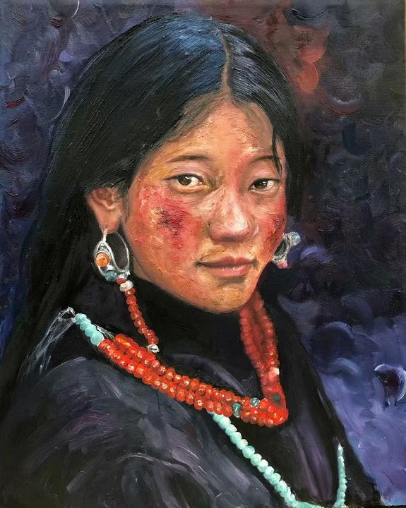 tibetan woman