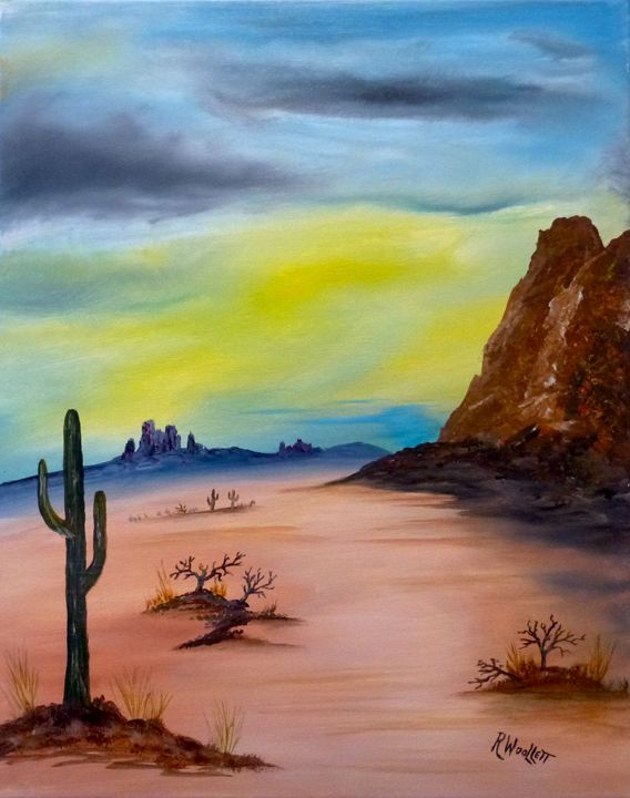 Open Desert - rwoollett - Paintings & Prints, Landscapes & Nature