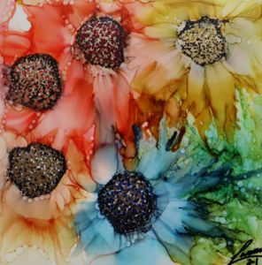 Multicolor flowers