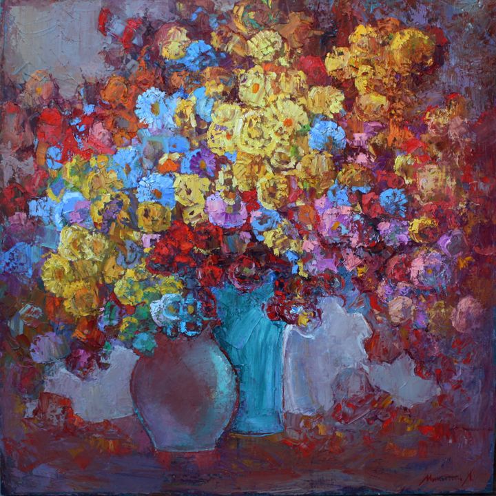 Still life wirh flowers - Levkoart
