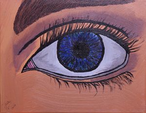 Blue Female Eye