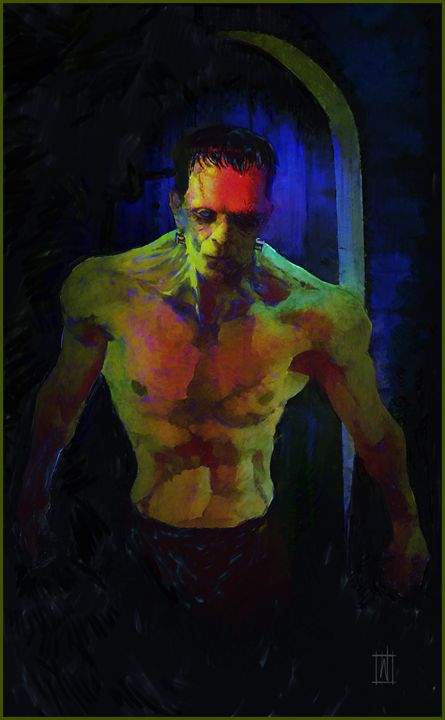 Frankenstein's Monster - Dru Woodard ::: Illustrator